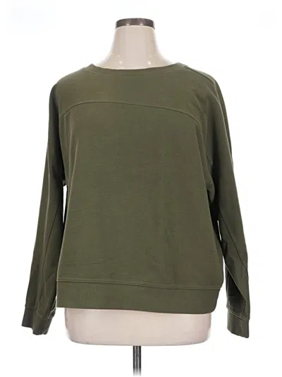 Pre-owned Zella Sweatshirt In Green