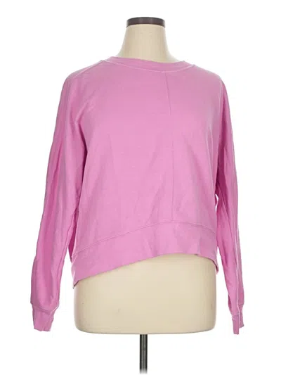 Pre-owned Zella Sweatshirt In Pink