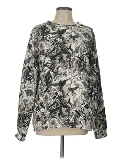 Pre-owned Zella Sweatshirt In Silver