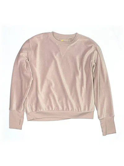 Pre-owned Zella Kids' Sweatshirt In Tan