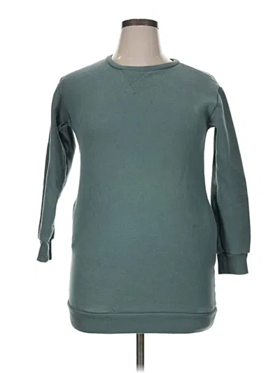 Pre-owned Zella Sweatshirt In Teal