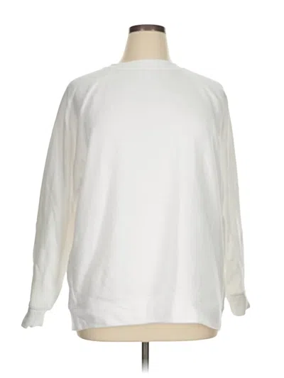Pre-owned Zella Sweatshirt In White