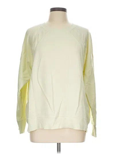 Pre-owned Zella Sweatshirt In Yellow