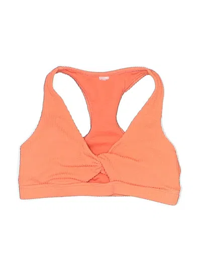 Pre-owned Zella Swimsuit Top Orange Swimwear