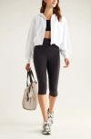 Zella Swoop Full Zip Hoodie In White