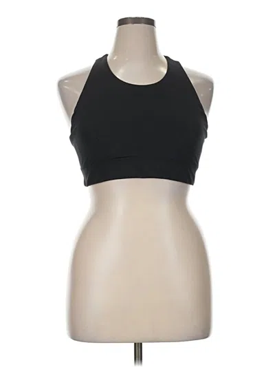 Pre-owned Zella Tank Top Black Crew Neck Tops