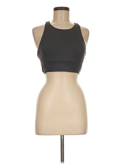Pre-owned Zella Tank Top Black Halter Neckline Tops