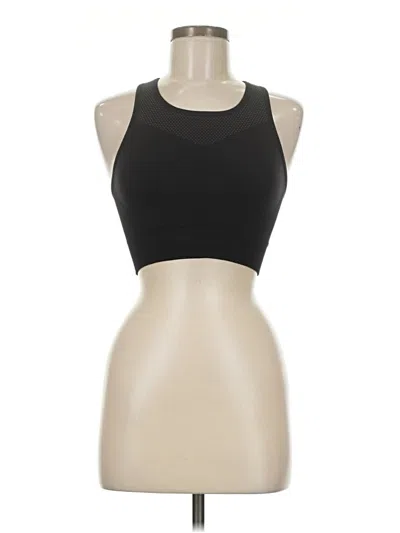 Pre-owned Zella Tank Top Black Halter Neckline Tops