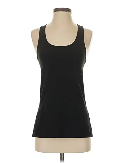 Pre-owned Zella Tank Top Black Halter Neckline Tops