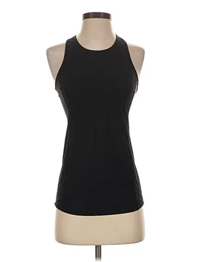 Pre-owned Zella Tank Top Black Halter Neckline Tops