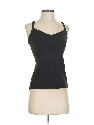 Pre-owned Zella Tank Top Black Strapless Neckline Tops