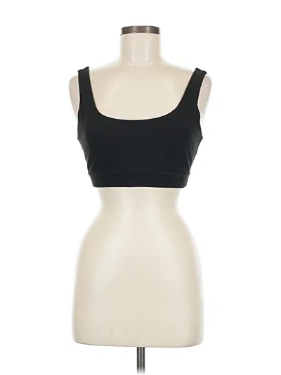 Pre-owned Zella Tank Top Black Strapless Neckline Tops