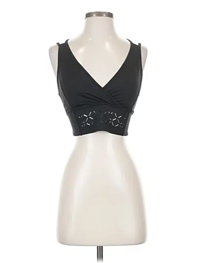 Pre-owned Zella Tank Top Black Strapless Neckline Tops