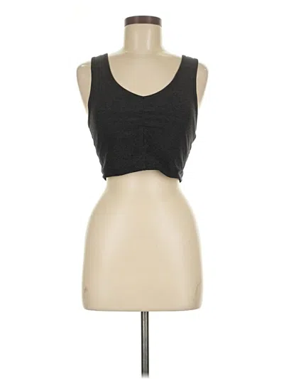 Pre-owned Zella Tank Top Black Strapless Neckline Tops