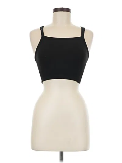 Pre-owned Zella Tank Top Black Strapless Neckline Tops