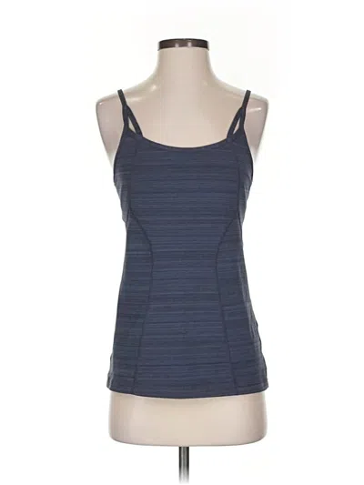 Pre-owned Zella Tank Top Gray Strapless Neckline Tops