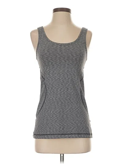 Pre-owned Zella Tank Top Gray Strapless Neckline Tops