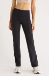Zella Tech High Waist Straight Leg Pants In Black