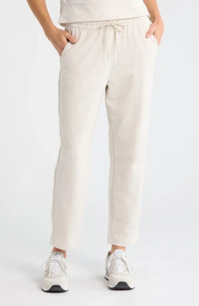 Zella Tempo Terry Ankle Pants In Neutral