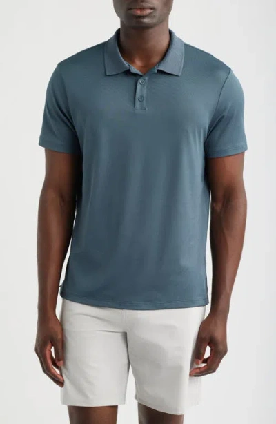 Zella Textured Golf Polo In Purple