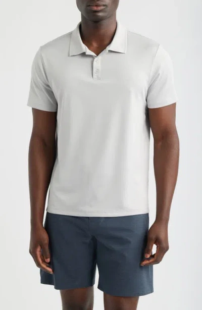 Zella Textured Golf Polo In Gray