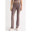Zella Thrive Rib Bootcut Pants In Gray