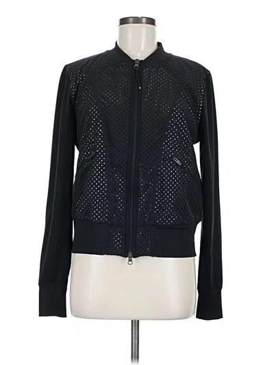 Pre-owned Zella Track Jacket In Black