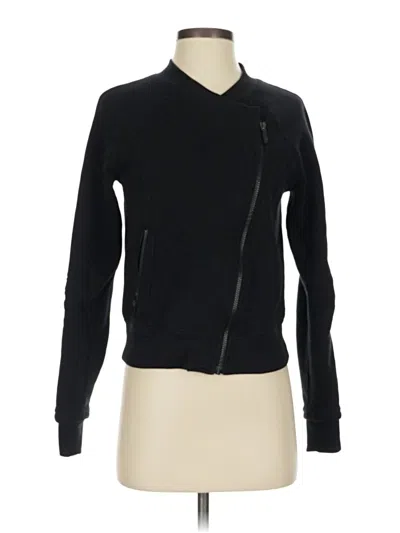 Pre-owned Zella Track Jacket In Black