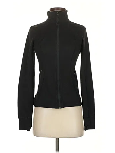 Pre-owned Zella Track Jacket In Black