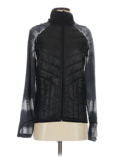 Pre-owned Zella Track Jacket In Black