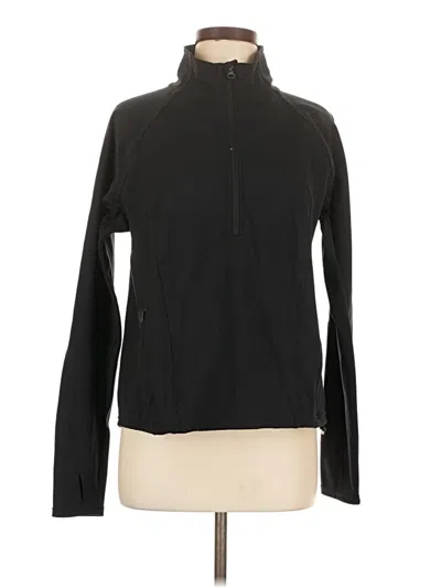 Pre-owned Zella Track Jacket In Black