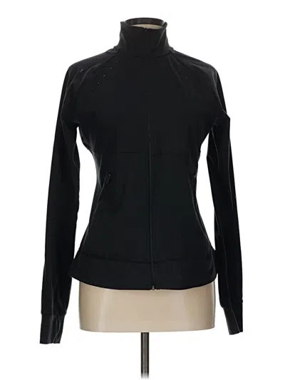 Pre-owned Zella Track Jacket In Black