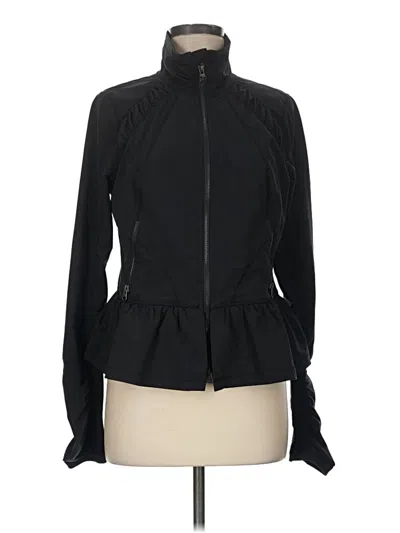 Pre-owned Zella Track Jacket In Black