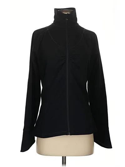 Pre-owned Zella Track Jacket In Black