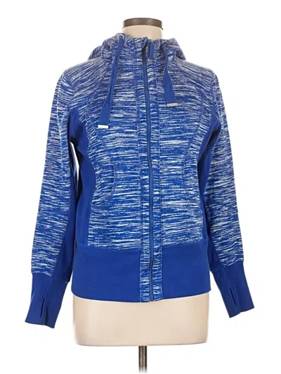 Pre-owned Zella Track Jacket In Blue