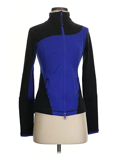 Pre-owned Zella Track Jacket In Blue