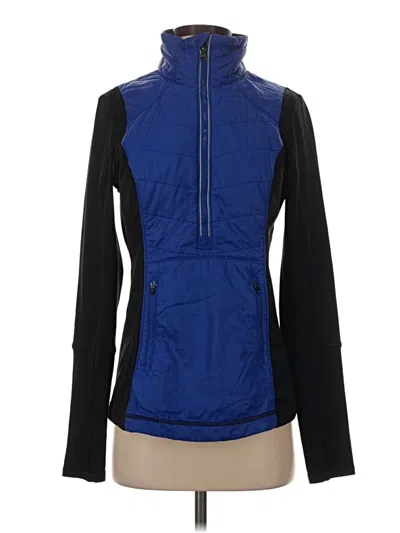 Pre-owned Zella Track Jacket In Blue