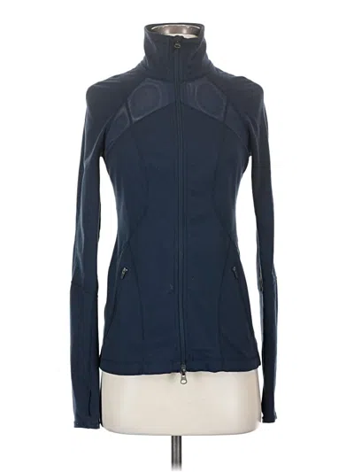 Pre-owned Zella Track Jacket In Blue