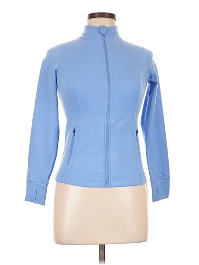 Pre-owned Zella Track Jacket In Blue