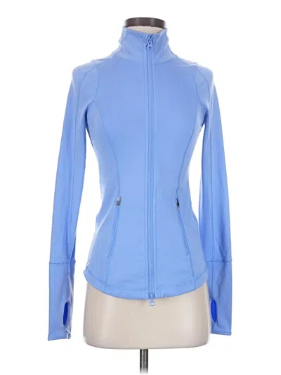 Pre-owned Zella Track Jacket In Blue