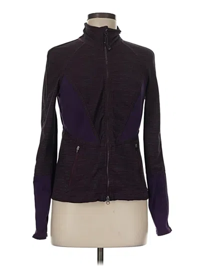 Pre-owned Zella Track Jacket In Purple