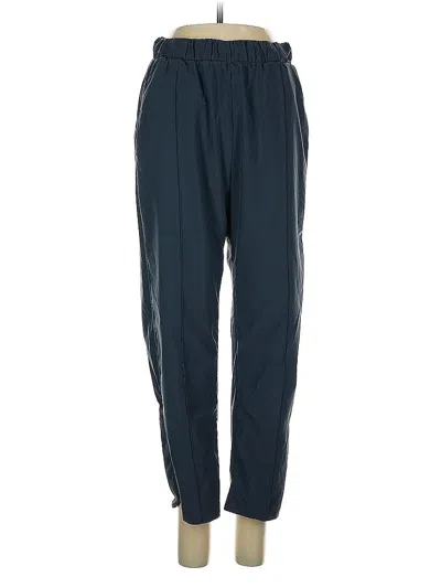 Pre-owned Zella Track Pants In Blue