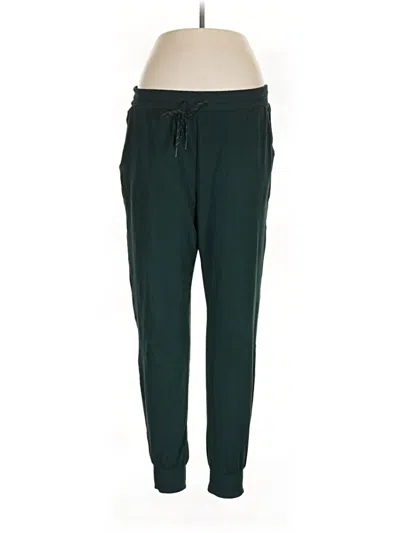 Pre-owned Zella Track Pants In Green