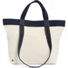 Zella Travel Canvas Tote In Tan Thread