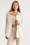 Zella Travel Lite Shirt Jacket In Neutral