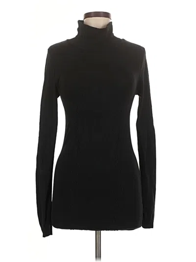 Pre-owned Zella Turtleneck Sweater In Black