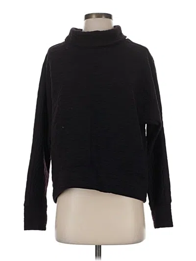 Pre-owned Zella Turtleneck Sweater In Black