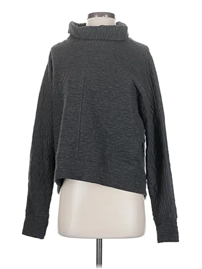 Pre-owned Zella Turtleneck Sweater In Gray