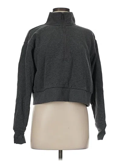 Pre-owned Zella Turtleneck Sweater In Gray