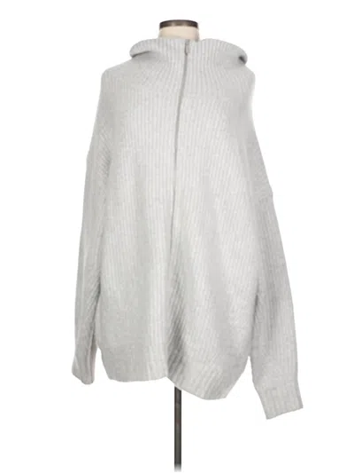 Pre-owned Zella Turtleneck Sweater In Silver